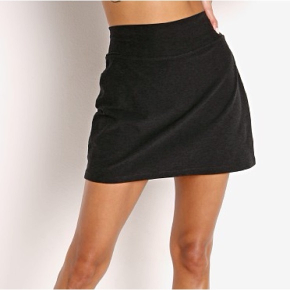 Beyond Yoga Dresses & Skirts - Beyond Yoga Charcoal Mini Skirt